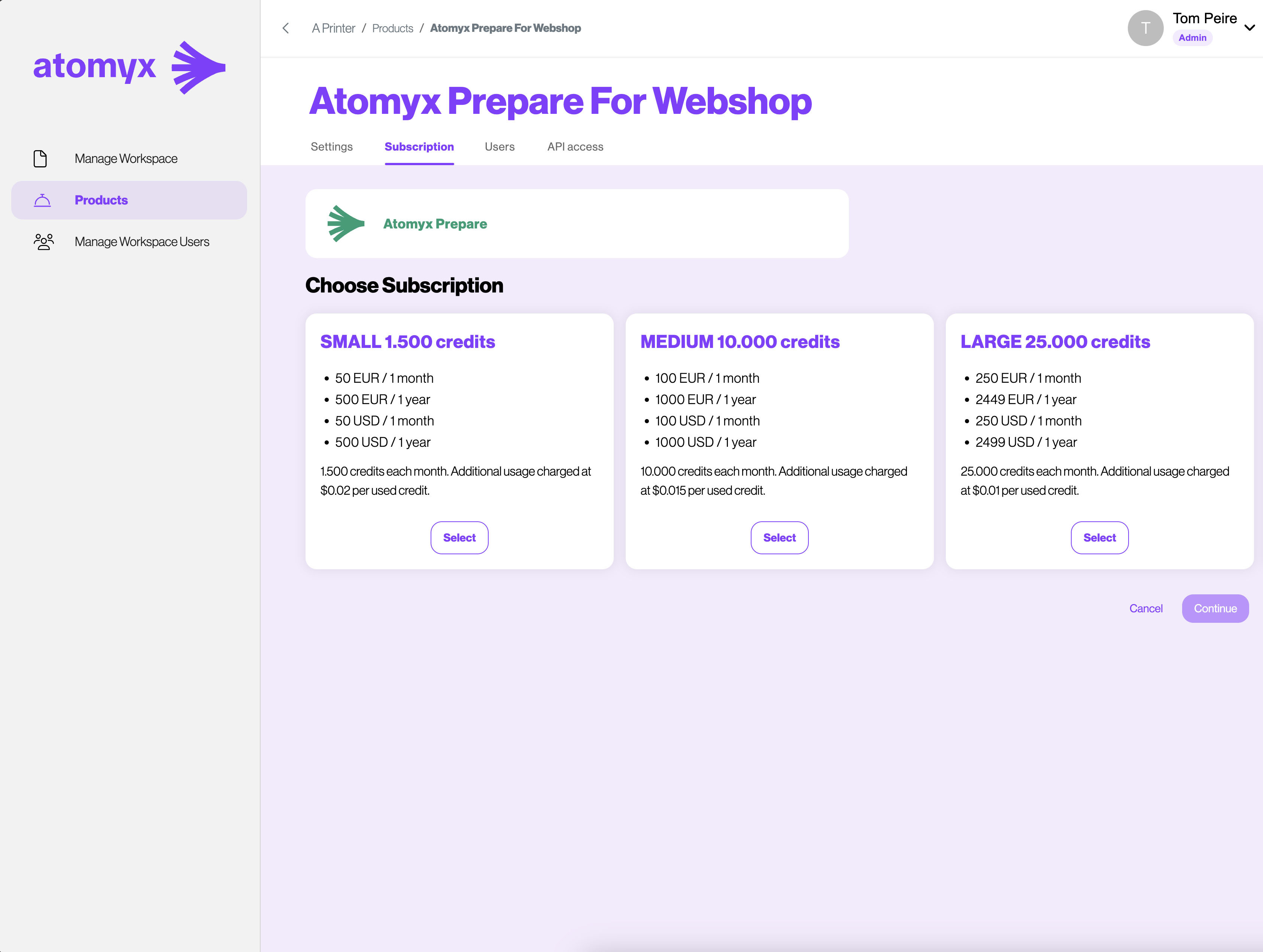 Atomyx Self-Onboarding